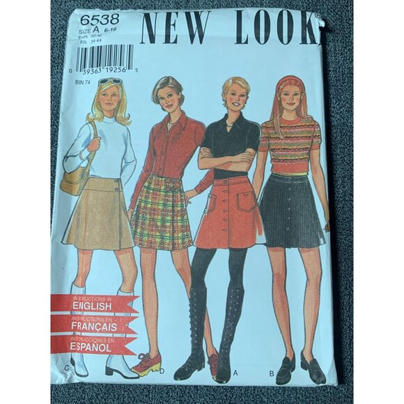 Simplicity Misses Skirt Sewing Pattern sz 6-16 6538 - uncut - Picture 1 of 4